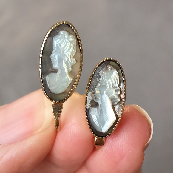 Gold Filled Vintage Victorian Antique Cameo - Picture 3 of 12